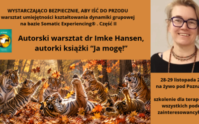 „Wystarczająco bezpiecznie, by iść do przodu” – warsztat pracy z grupą z elementami SE™. – Imke Hansen – 28-29.11.2026